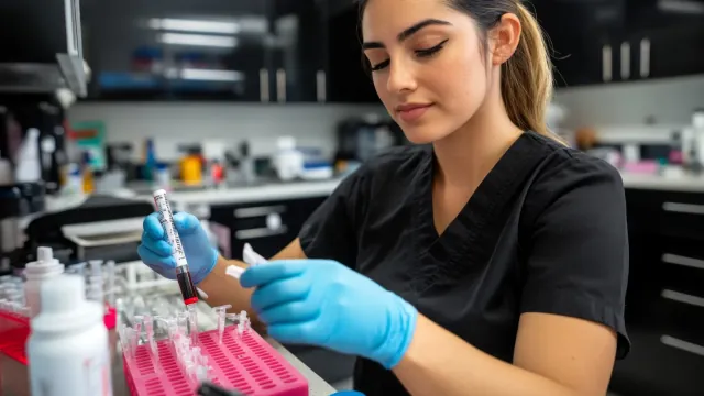 Laboratory Assistant/EKG Technician/Phlebotomist training program at Houston Career Institute - hands-on career training in Houston TX