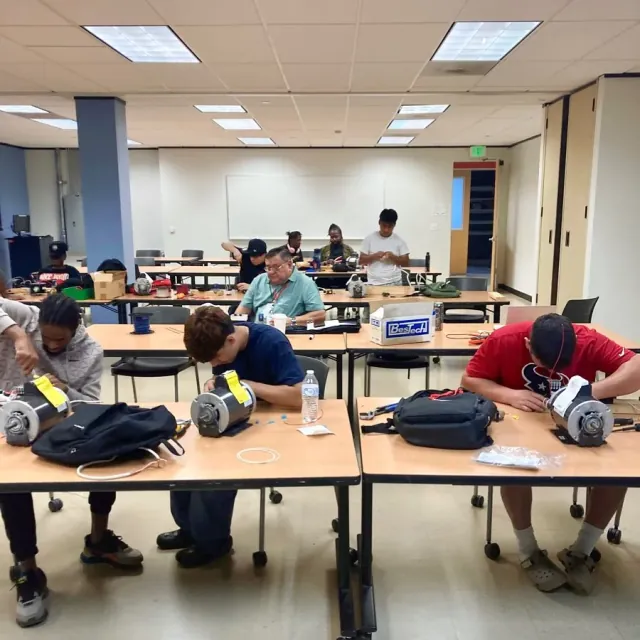 HVAC motor training